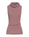 Rick Owens Woman Top Antique Rose Size S Viscose, Polyester In Pink