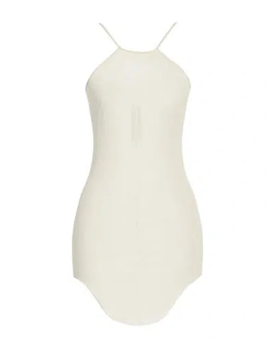 Rick Owens Woman Top Beige Size 6 Viscose, Silk In White