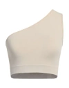 Rick Owens Woman Top Beige Size S Polyamide, Elastane In Beige