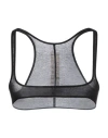 Rick Owens Woman Top Black Size 4 Viscose, Silk