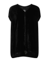 Rick Owens Woman Top Black Size 4 Viscose, Silk In Black