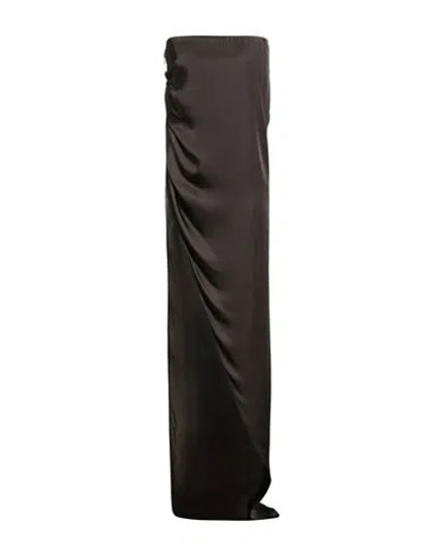 Rick Owens Woman Top Black Size 6 Acetate, Viscose, Cotton, Elastane