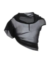 Rick Owens Woman Top Black Size 6 Polyester