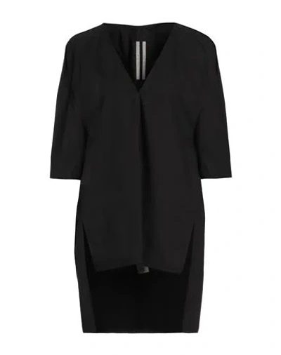 Rick Owens Woman Top Black Size 8 Cotton
