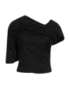 Rick Owens Woman Top Black Size 8 Cotton