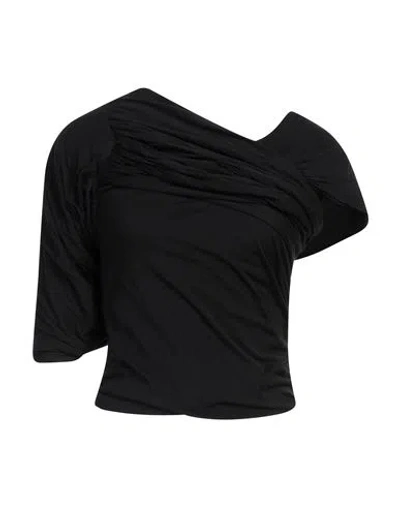 Rick Owens Woman Top Black Size 8 Cotton