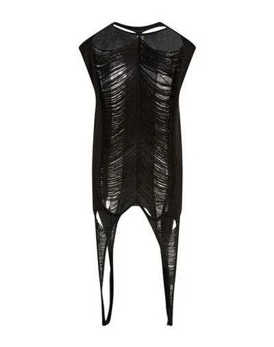 Rick Owens Woman Top Black Size L Virgin Wool