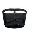 Rick Owens Bandeau Top Featuring Cut-out Design In Multi