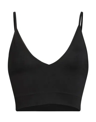 Rick Owens Woman Top Black Size M Polyamide, Elastane