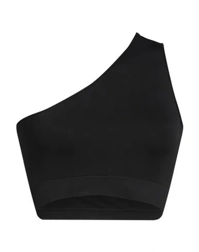 Rick Owens Woman Top Black Size M Polyamide, Elastane In Black