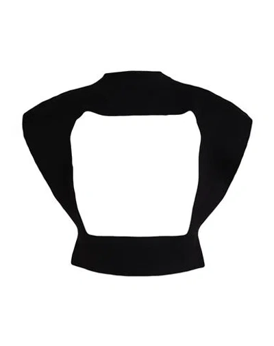Rick Owens Woman Top Black Size M Virgin Wool