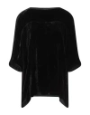 Rick Owens Woman Top Black Size Onesize Viscose, Silk In Black
