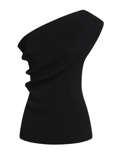 Rick Owens Woman Top Black Size S Viscose, Polyester