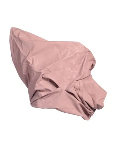 Rick Owens Woman Top Blush Size 6 Calfskin In Pink