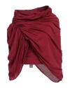 Rick Owens Woman Top Brick Size 10 Cotton In Red