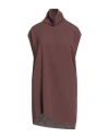 Rick Owens Woman Top Brown Size 4 Virgin Wool