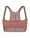 Rick Owens Woman Top Brown Size 8 Viscose, Silk In Brown