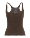 Rick Owens Woman Top Brown Size S Alpaca Wool, Polyamide, Wool, Elastane