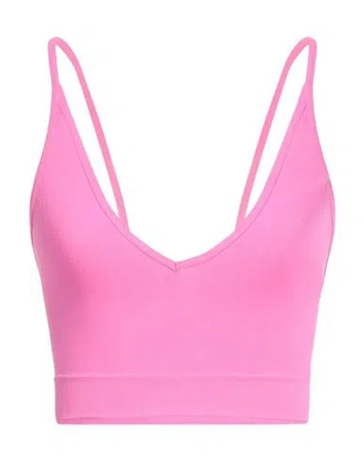 Rick Owens Woman Top Fuchsia Size M Polyamide, Elastane In Pink