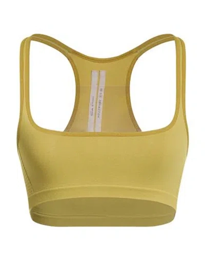 Rick Owens Woman Top Green Size S Polyamide, Elastane In Yellow