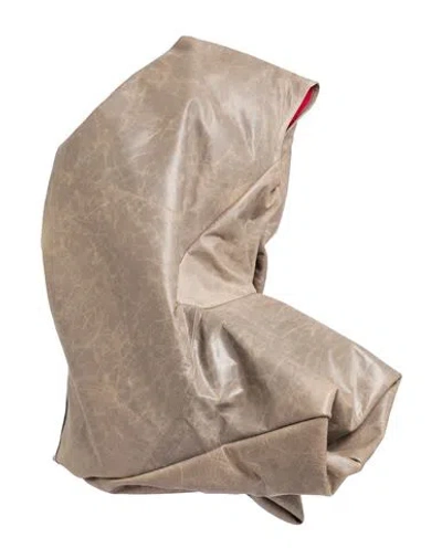 Rick Owens Woman Top Grey Size 4 Calfskin In Brown