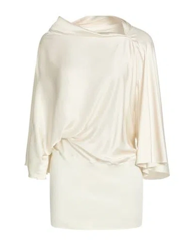 Rick Owens Woman Top Ivory Size 8 Acetate, Viscose In White