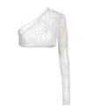 Rick Owens Woman Top Ivory Size S Polyamide, Mohair Wool, Wool In White
