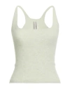 Rick Owens Woman Top Light Green Size S Alpaca Wool, Polyamide, Wool, Elastane In Green