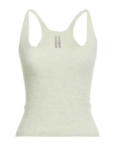 Rick Owens Woman Top Light Green Size S Alpaca Wool, Polyamide, Wool, Elastane