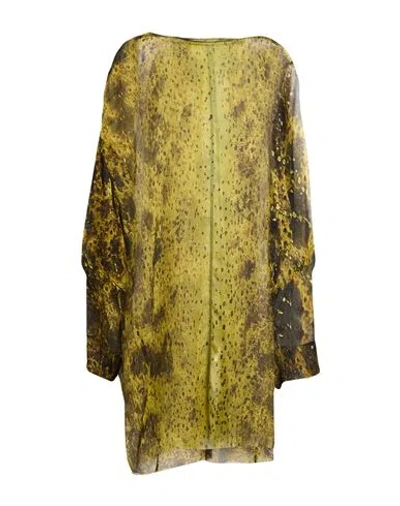 Rick Owens Woman Top Lime Green Size 6 Silk