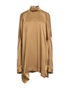 Rick Owens Woman Top Mustard Size Onesize Acetate, Viscose In Blue