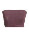 Rick Owens Woman Top Plum Size S Polyamide, Elastane In Burgundy