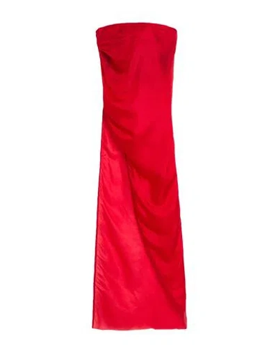 Rick Owens Woman Top Red Size 2 Silk