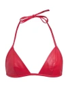Rick Owens Woman Top Red Size 4 Leather
