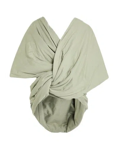 Rick Owens Woman Top Sage Green Size Onesize Cotton