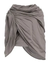 Rick Owens Woman Top Taupe Size 12 Cotton In Grey