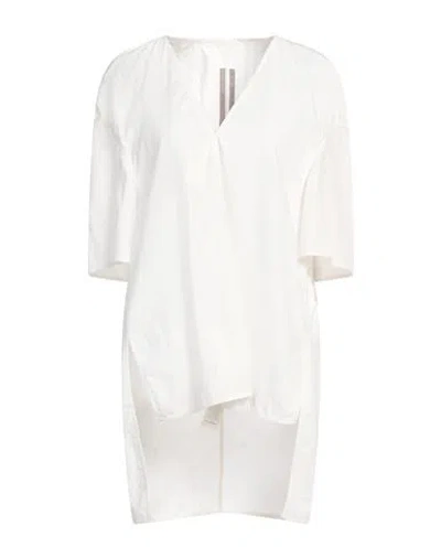 Rick Owens Woman Top White Size 4 Cotton