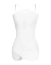 Rick Owens Woman Top White Size 8 Viscose, Silk