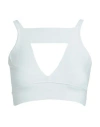 Rick Owens Woman Top White Size M Viscose, Polyester, Polyamide, Elastane