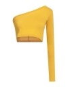 Rick Owens Woman Top Yellow Size 4 Cotton