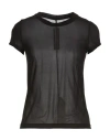 Rick Owens Basic Short-sleeved T-shirt In Black
