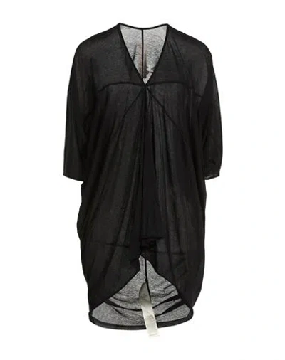 Rick Owens Woman T-shirt Black Size 8 Cotton