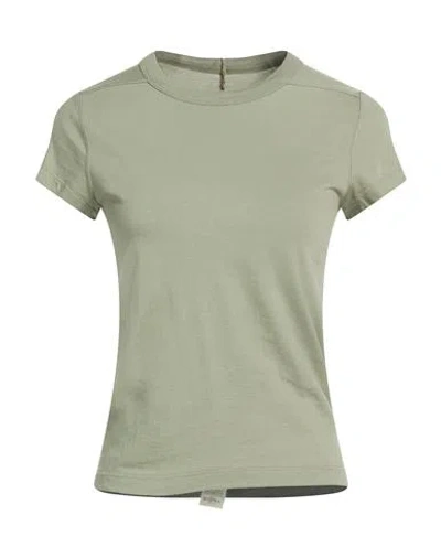 Rick Owens Woman T-shirt Sage Green Size 6 Cotton