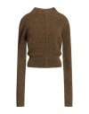 Rick Owens Funnel Neck Sweater In Green