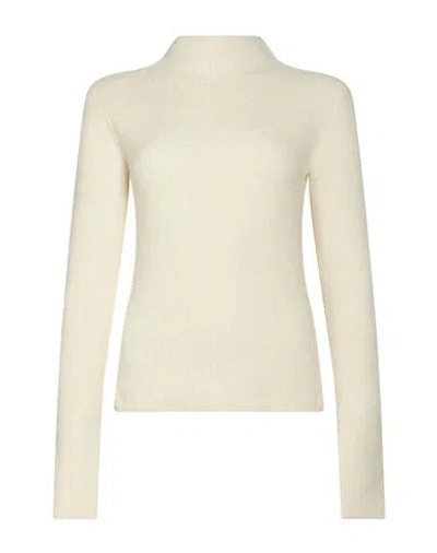 Rick Owens Woman Turtleneck Off White Size L Alpaca Wool, Polyamide, Wool, Elastane In Neutral