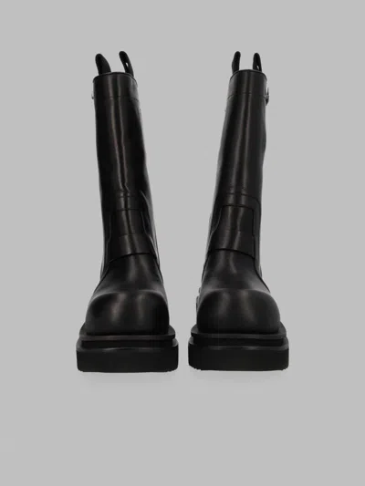 Rick Owens Women's 100% Calf Leather Boots In Black
