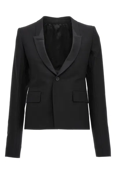 Rick Owens Soft Luxor Jacket In Negro