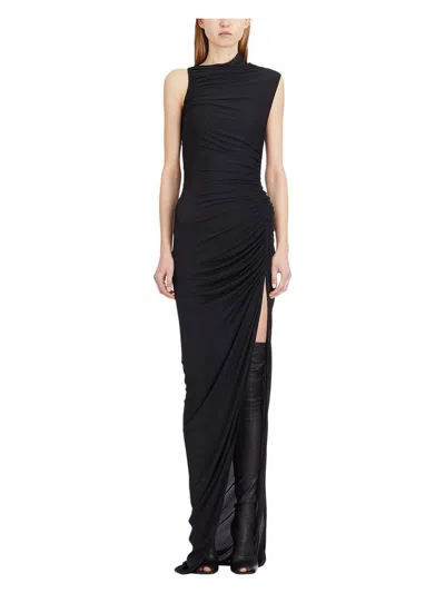 Rick Owens Women's Abito Svita Gown Black | Size It 40 | Lli01e4503cvi09 Color Black