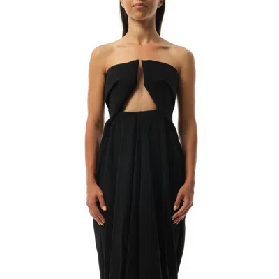 Rick Owens Women's Amphora Prong Gown In Black