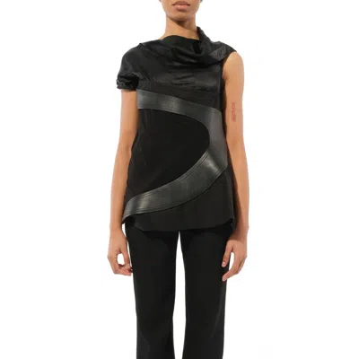 Rick Owens Women's Arc Top Tunic In Black